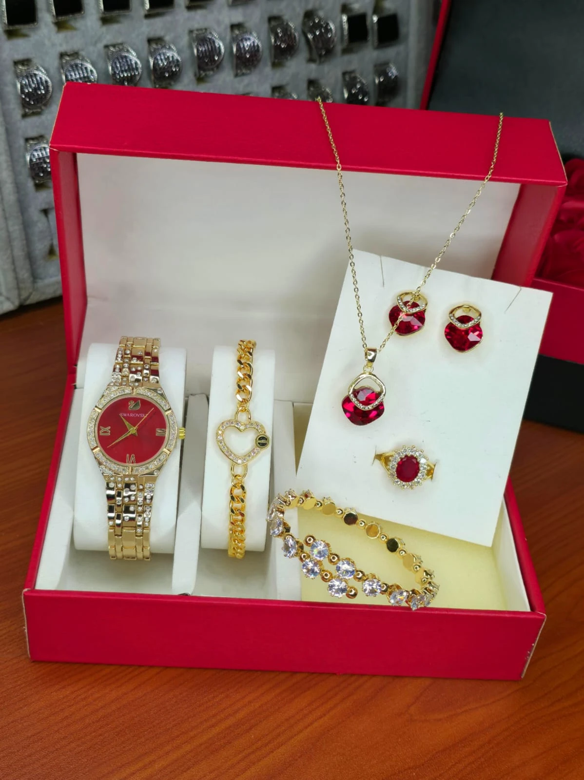 طقم اكسسوار نسائي ٦ قطع