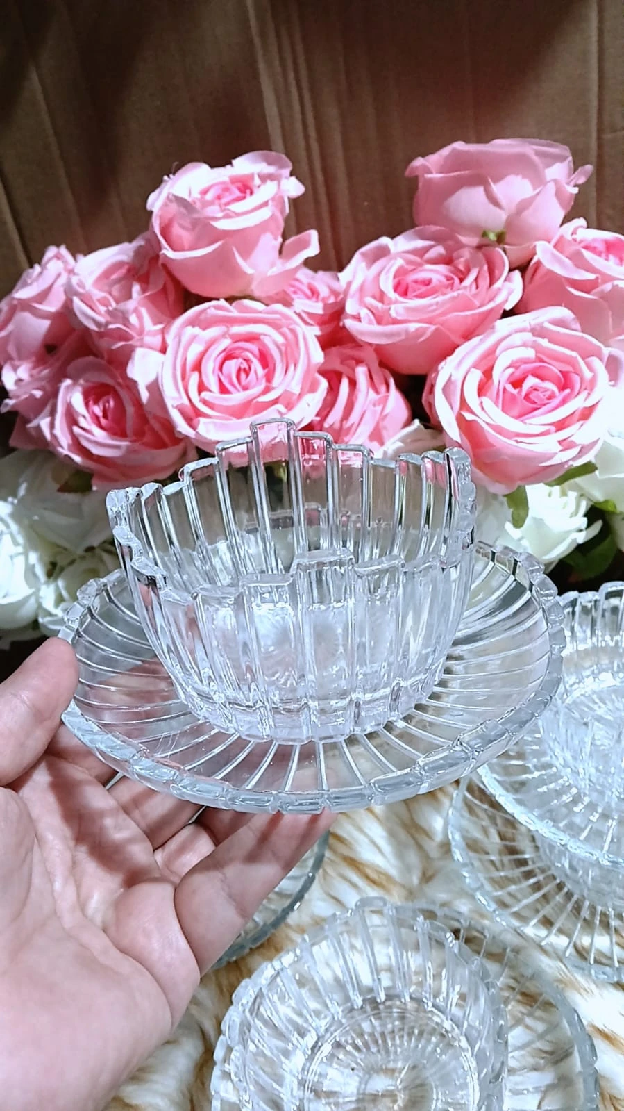 تبسات مع صحن  دزدينة