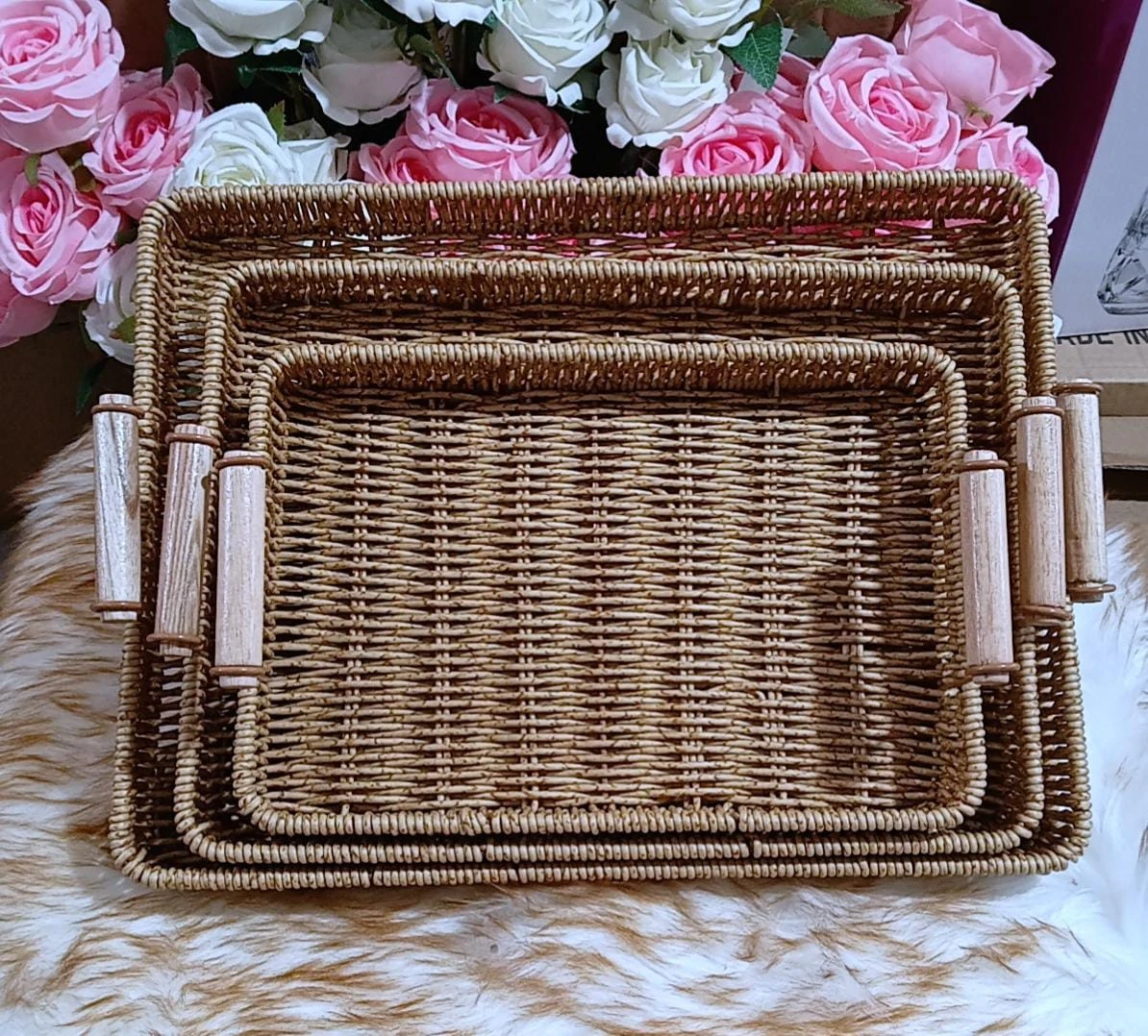 طقم صواني قش