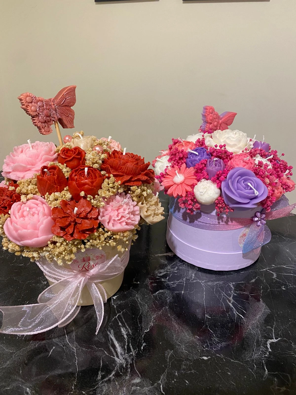Rose' Candles